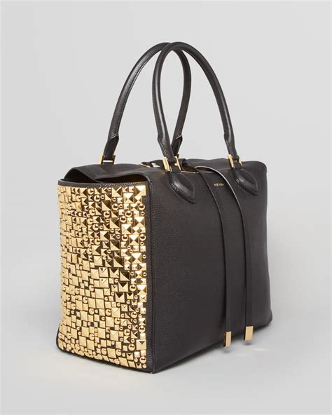 michael kors miranda tote black